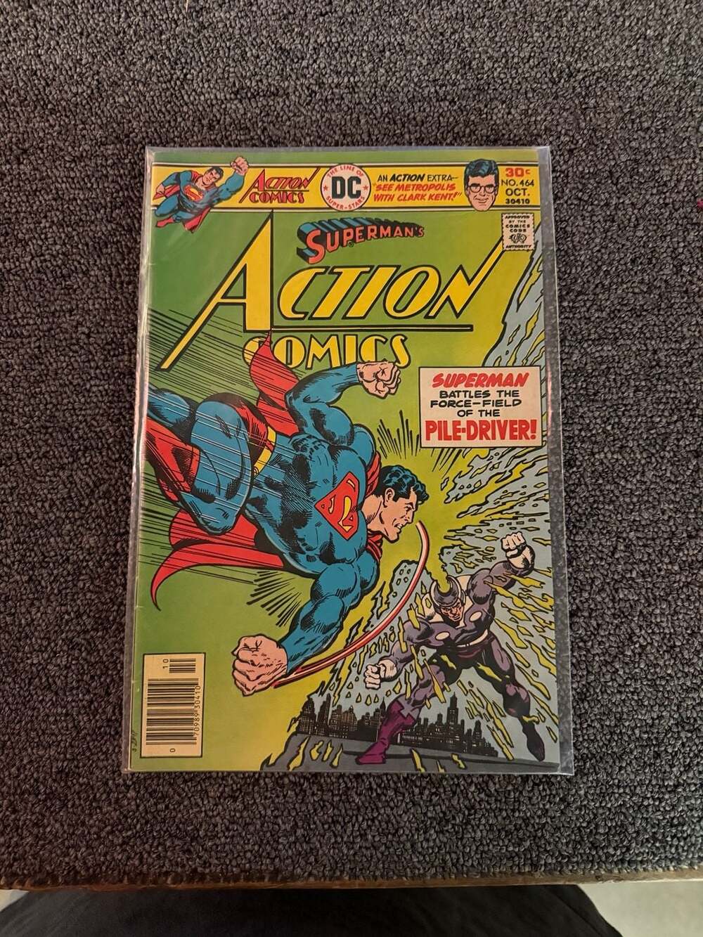 DC Comics Action Comics #464 Superman 1976 Vintage Comic Book